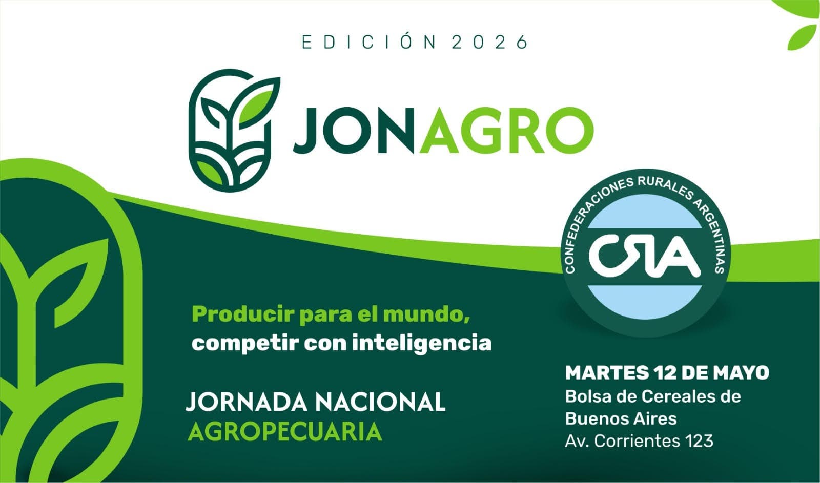 JONAGRO 2026: INTA, SENASA E INASE DEBATIRÁN SU NUEVO ROL EN EL SISTEMA PRODUCTIVO
