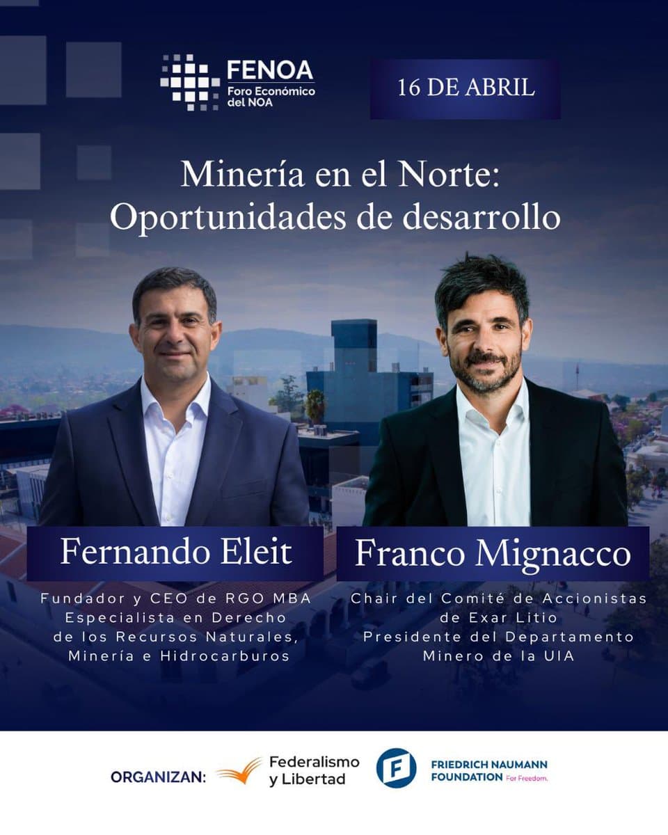 FENOA 2026: LA HOJA DE RUTA PARA LA INVERSIÓN MINERA Y ENERGÉTICA EN JUJUY
